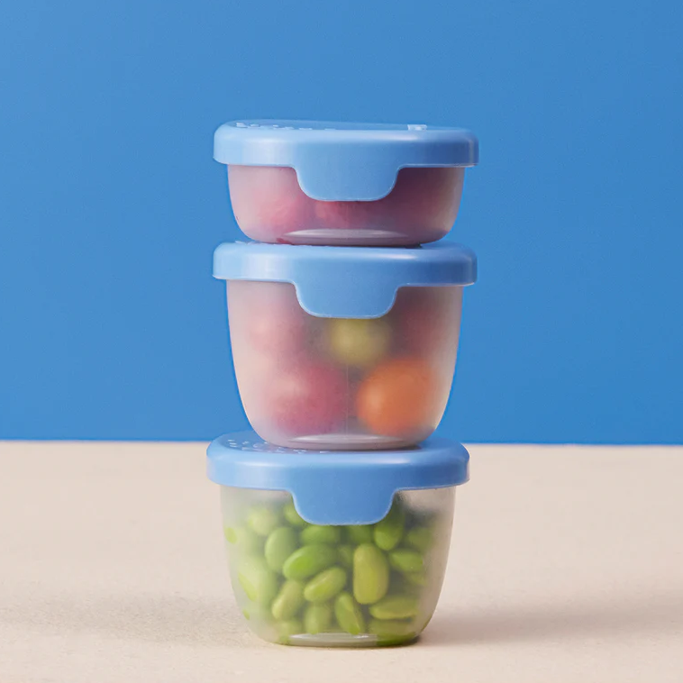 b.box Leakproof Snack Tubs 3-Pack – Ocean Blue