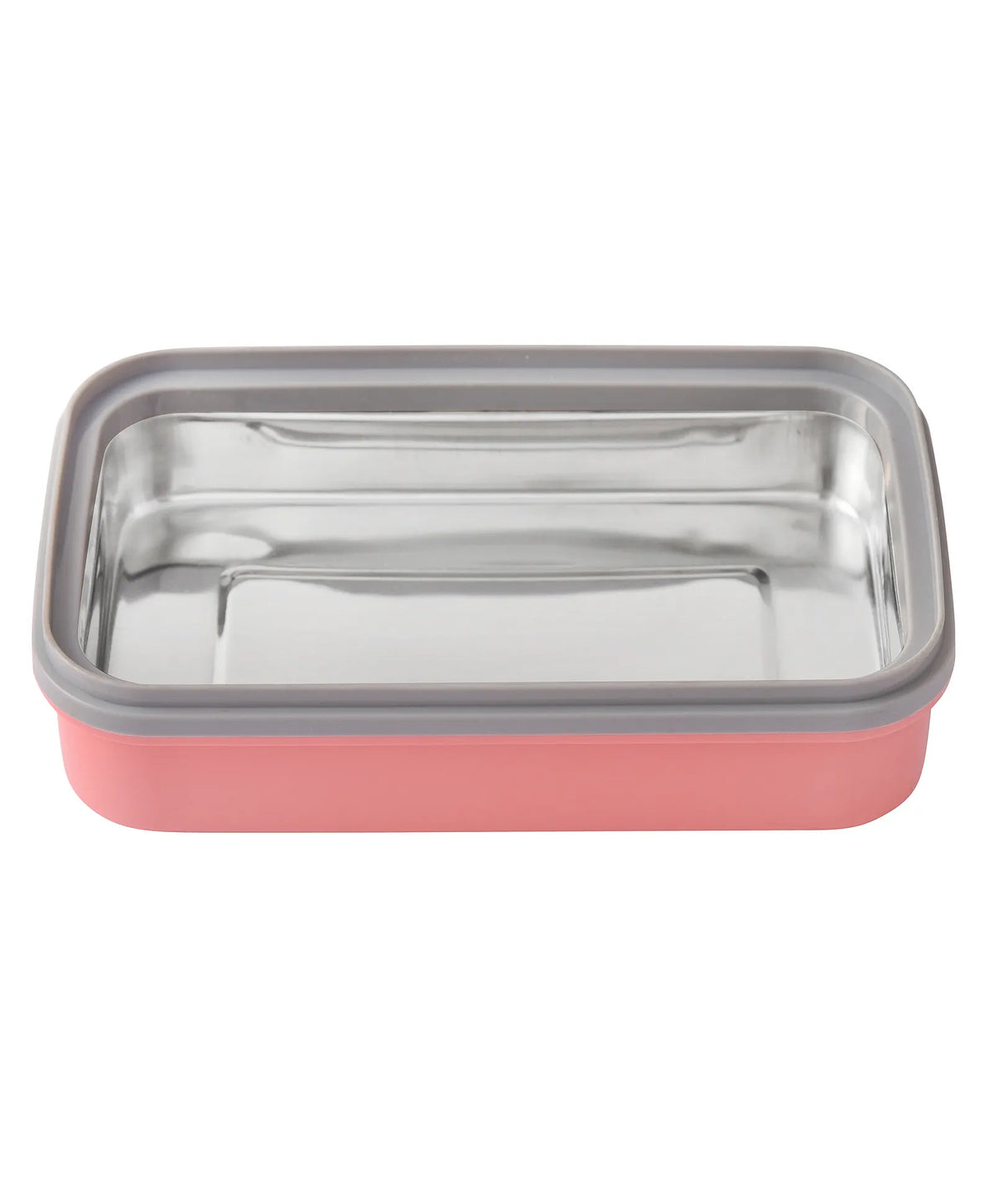 Youp Stainless Steel Lunch Box with Spoon 500 ml Pink