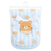 Millie & Myles Padded Burp Cloth Set Pack of 3 Standard Size Blue Baby Bear