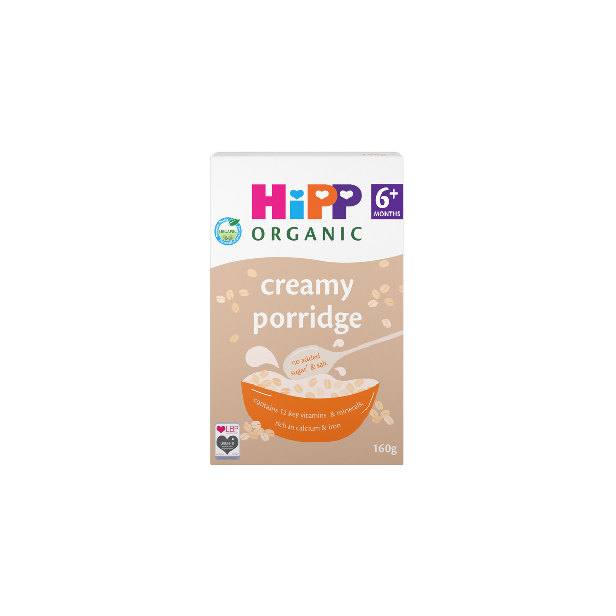 HiPP Organic Creamy Porridge Cereal 6+ Months – 160g