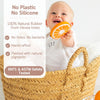 Oli & Carol Clementino The Orange Natural Rubber Teether