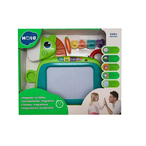 Hola Magnetic Scribbler With Music & Light 34.5 x 29 x 3 cm Multicolor