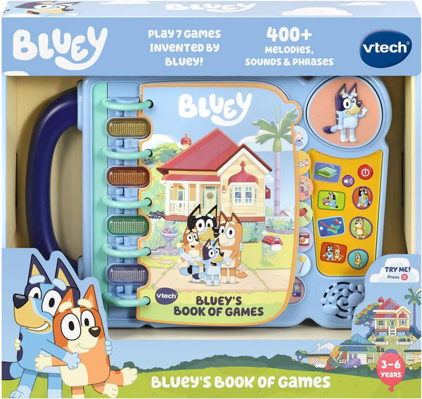 VTech Bluey Bluey's Book of Games 3-6Y