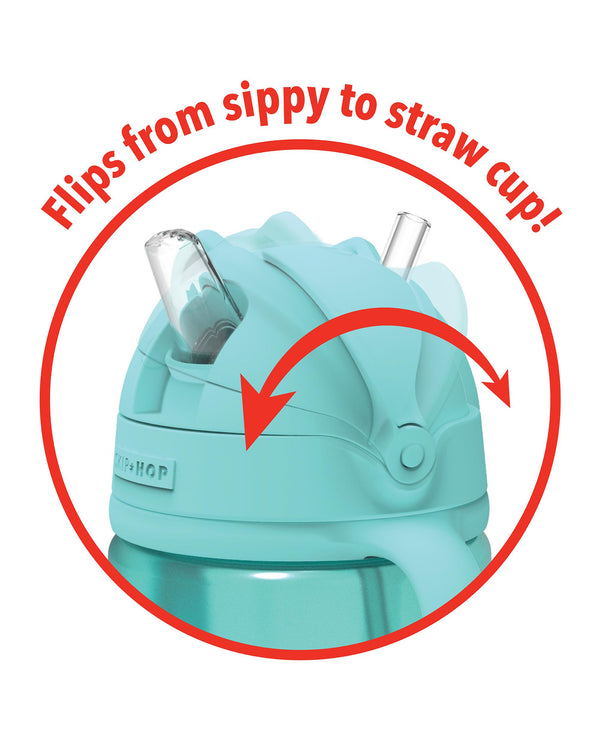 Skip Hop Sip To Straw Cup Two Tone Teal