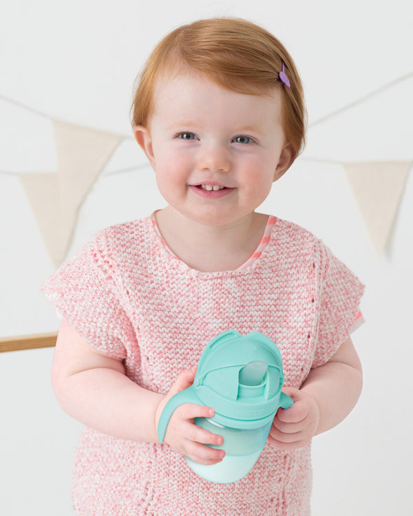 Skip Hop Sip To Straw Cup Two Tone Teal