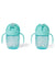 Skip Hop Sip To Straw Cup Two Tone Teal