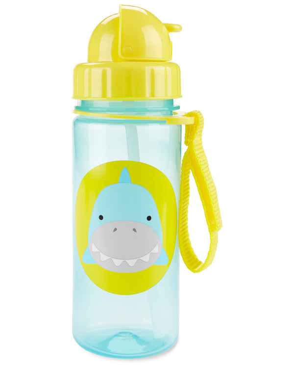 Skip Hop Zoo Back To School Straw Bottle Shark - Sipper