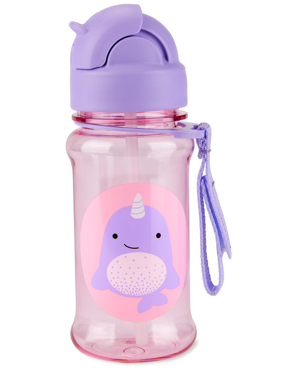 Skip Hop ZOO Straw Bottle With Tritan™ Renew - Narwhal