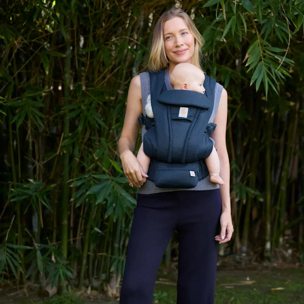 Ergobaby Omni Deluxe Baby Carrier Mesh 0-48 Months Midnight Blue