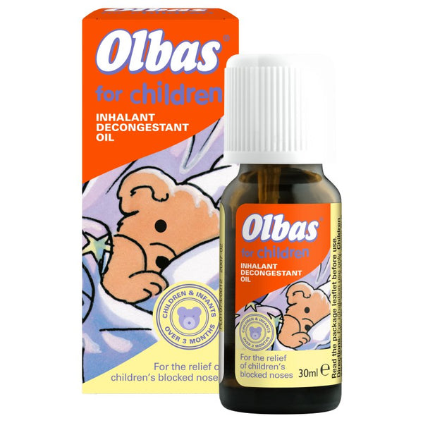 Olbas For Children Inhalant Decongestant Oil 30ml – Clear