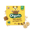 Organix Mini Oat & Banana Flapjack Bites Toddler Snacks – 12+ Months, 4 x 20g