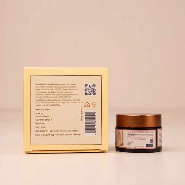 Baby Forest Khilta Mukhra Baby Face Cream with Saffron & Shea Butter – 50 g