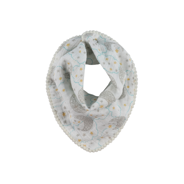 Abracadabra Muslin Bandana Bibs - Sleepy