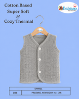Babiano Cotton-Based Thermal Front-Open Vest