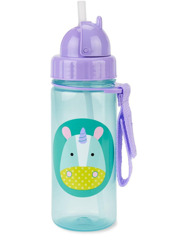 Skip Hop Zoo Back To School Straw Bottle PP Unicorn - Sipper