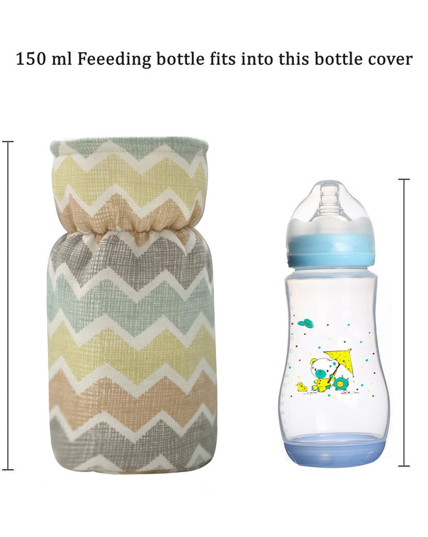 Abracadabra Baby Feeding Bottle Cover - Zigzag