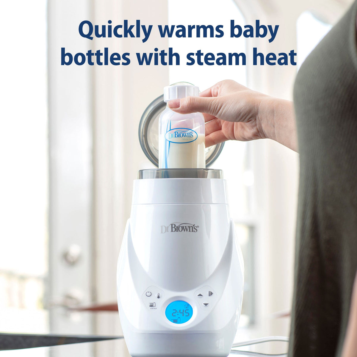 Dr. Brown’s Deluxe Baby Bottle Warmer & Sterilizer 1 Unit White