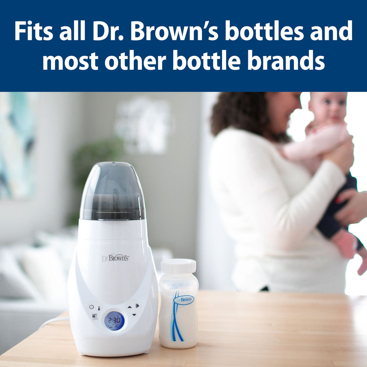 Dr. Brown’s Deluxe Baby Bottle Warmer & Sterilizer 1 Unit White