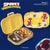 Basil Bento Ace 2 Compartment Stainless Steel Lunchbox 600 ml Little Websters