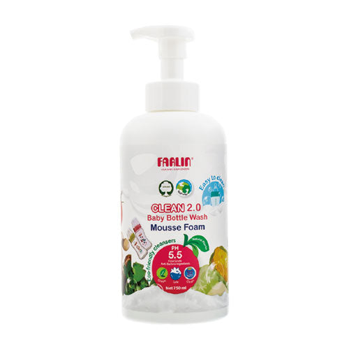 Farlin CLEAN 2.0 Bottle Wash Mousse foam pump_750ml