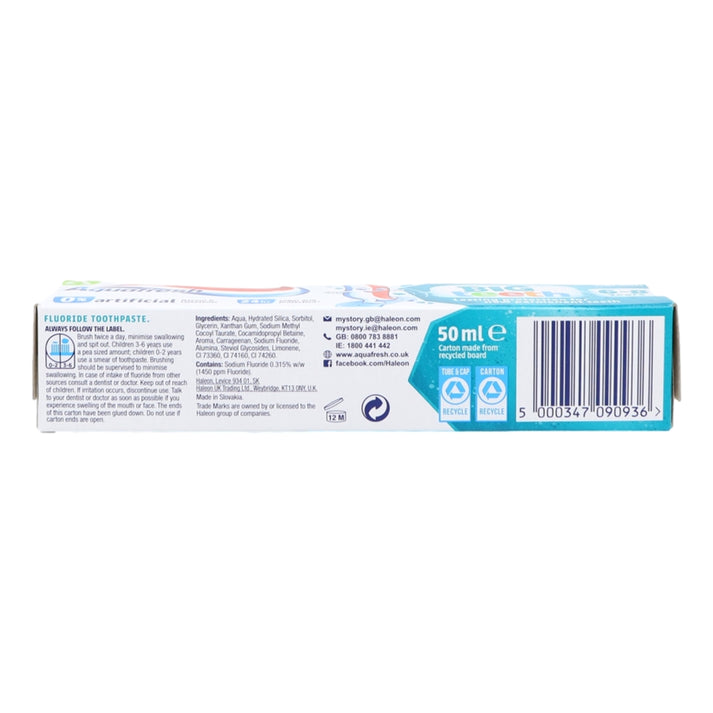 Aquafresh Big Teeth Toothpaste 50ML 6-8 Years