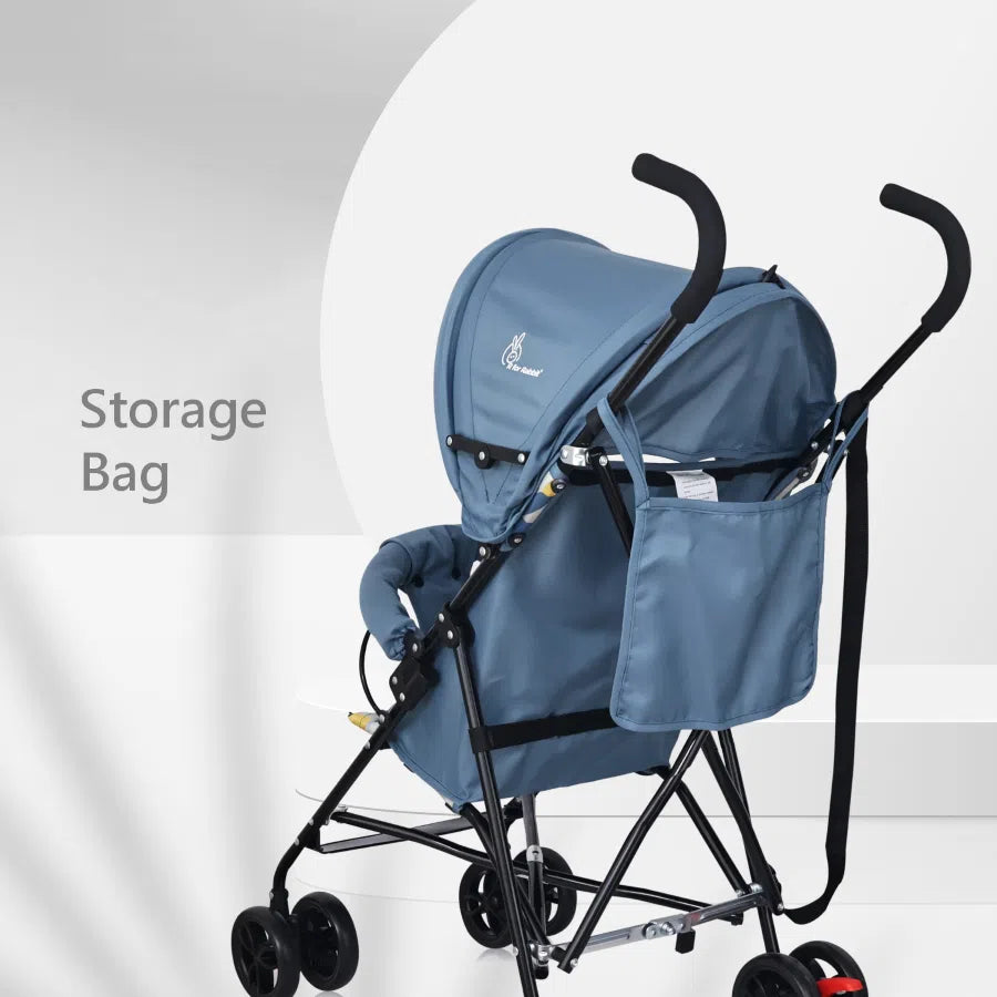 R for Rabbit Stroller Pixie Abstract Blue
