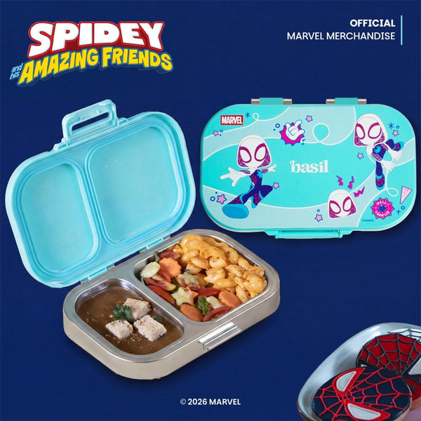 Basil Bento Ace 2 Compartment Lunch Box 600ml – Slingy Star