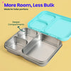 Basil Bento Ace 3 Compartment Stainless Steel Lunchbox 1000 ml Wiggly Woof