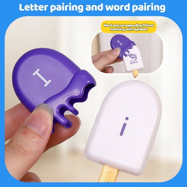 Alpha Scoops Ice Cream Montessori Alphabet Matching Game (52 pcs) 2 Years+