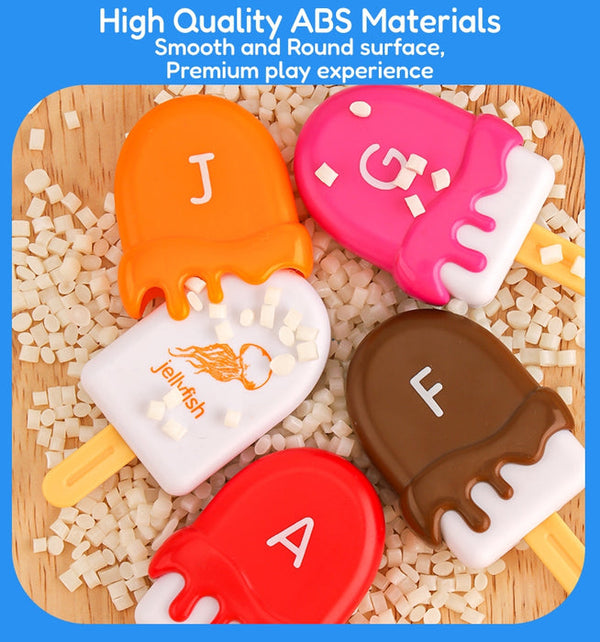 Alpha Scoops Ice Cream Montessori Alphabet Matching Game (52 pcs) 2 Years+