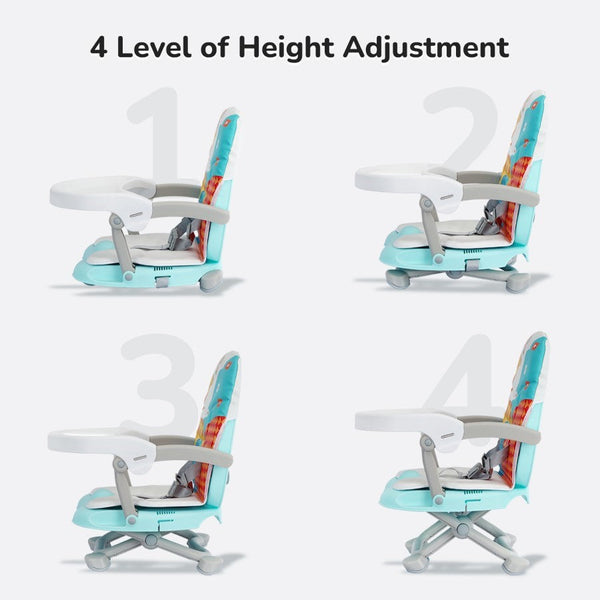 R For Rabbit Booster Chair Candy Pop Booster Chair Aqua Blue