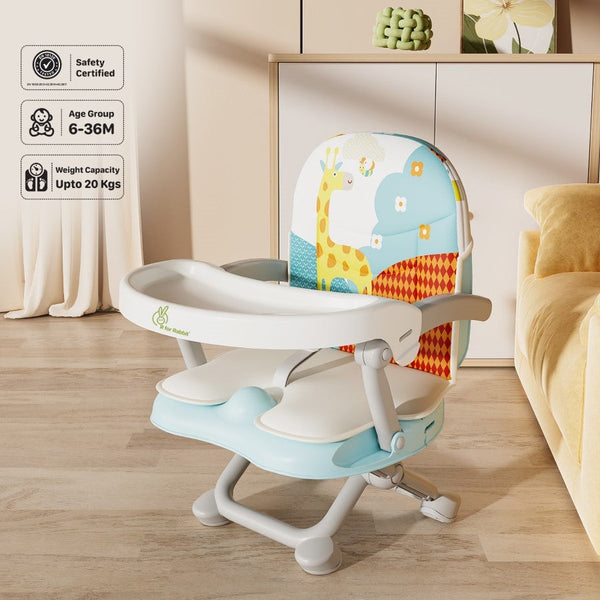 R For Rabbit Booster Chair Candy Pop Booster Chair Aqua Blue