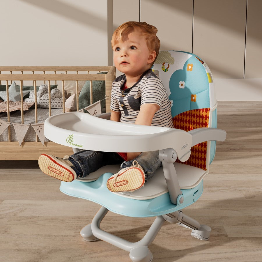 R For Rabbit Booster Chair Candy Pop Booster Chair Aqua Blue