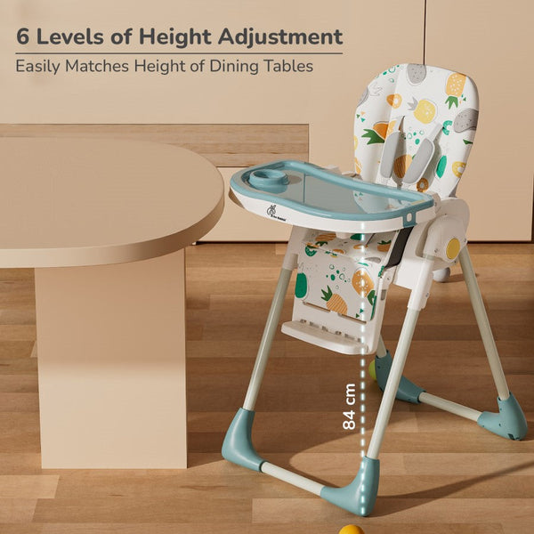 R For Rabbit High Chair Marshmallow Lite Aqua Pine