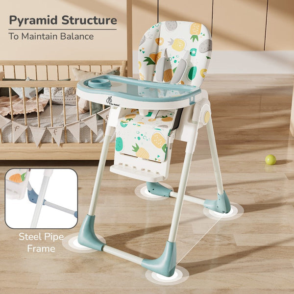 R For Rabbit High Chair Marshmallow Lite Aqua Pine