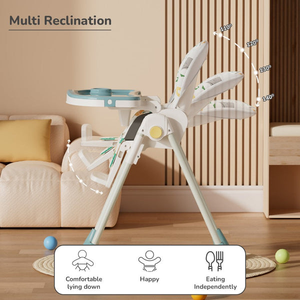 R For Rabbit High Chair Marshmallow Lite Aqua Pine