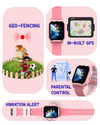 Spiky Gnome 4G Video Calling Smartwatch 4–14Y – Pink