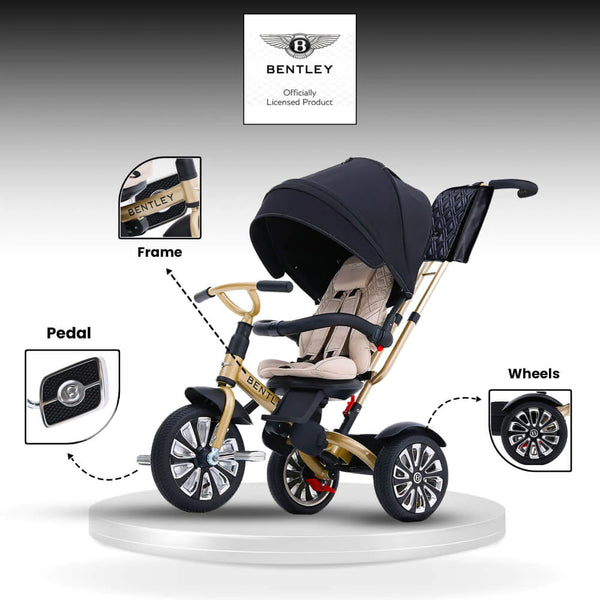Bentley 6-In-1 Baby Stroller - Gold