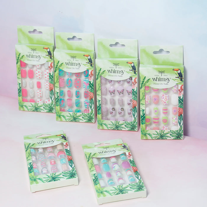 Whimsy Floral Press ON Nails