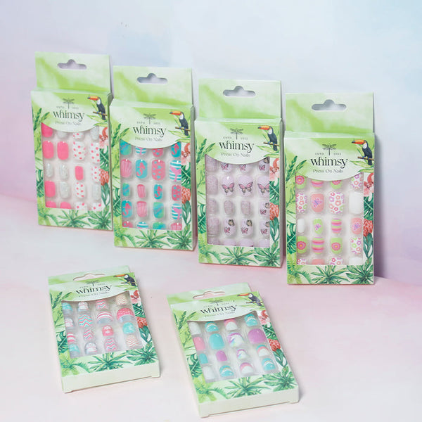 Whimsy Floral Press ON Nails