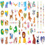 Avenir Face Stickers & Temporary Tattoos – Animal | 3+ Years