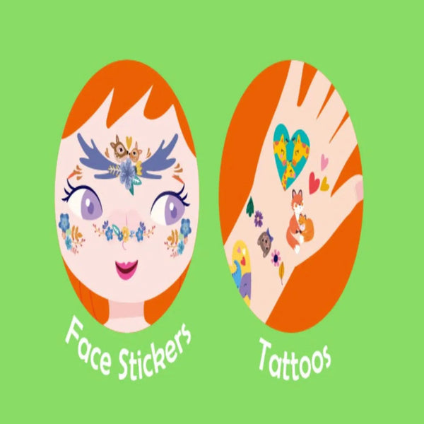Avenir Face Stickers and Tattoos - Animal