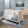 Boori Natty Cot Bed - White & Natural