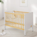 Boori Natty Compact Baby Cot - Barley and Almond