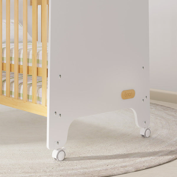 Boori Natty Compact Baby Cot - Barley and Almond