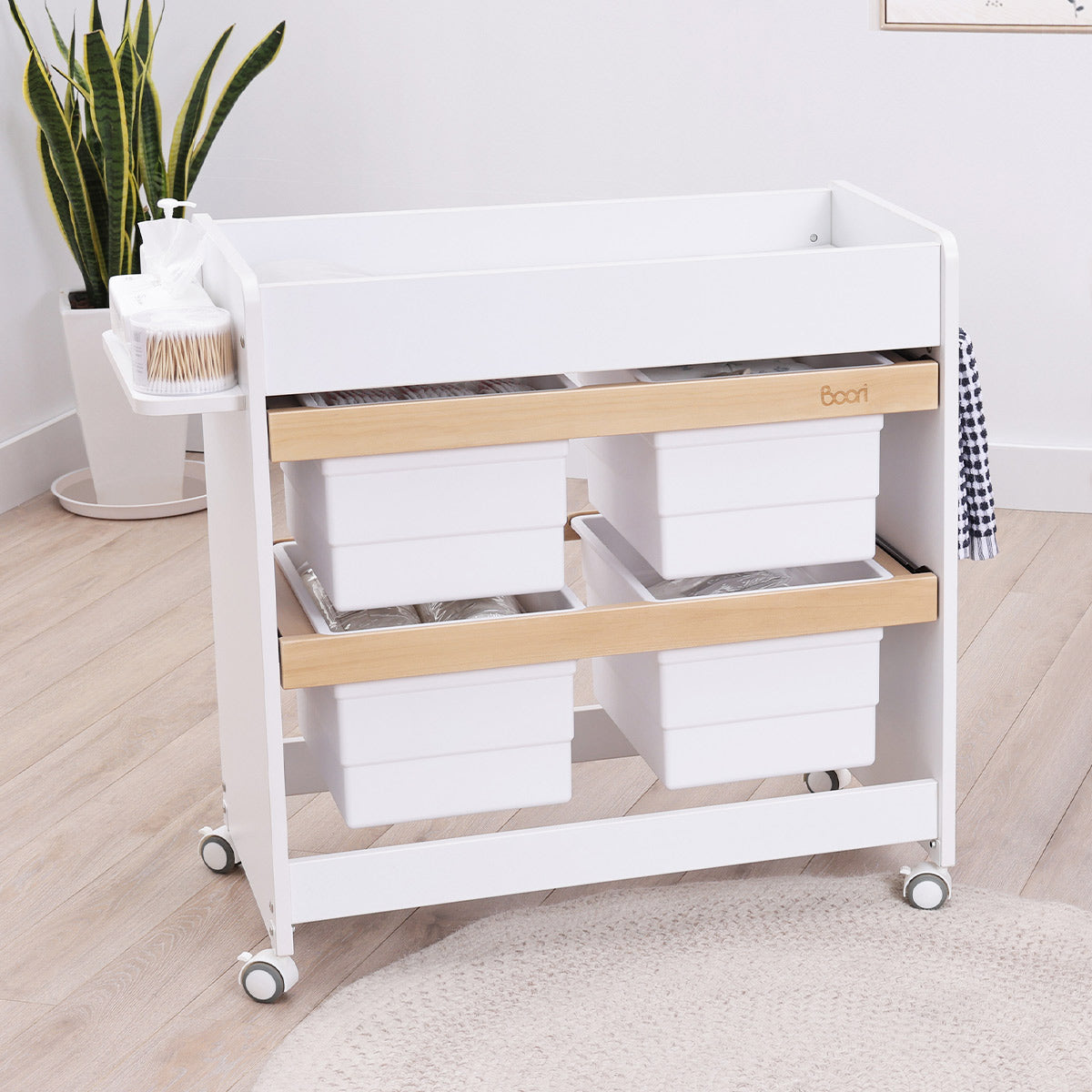 Boori Natty Storage & Changing Station – Barley & Almond
