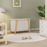 Boori Nest Easy-Store Compact Cot – White with Airflow Mattress