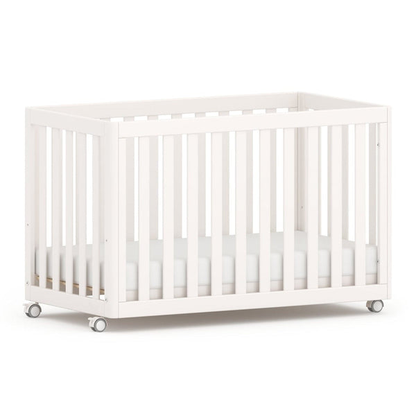 Boori Turin Compact Baby Cot - Barley White