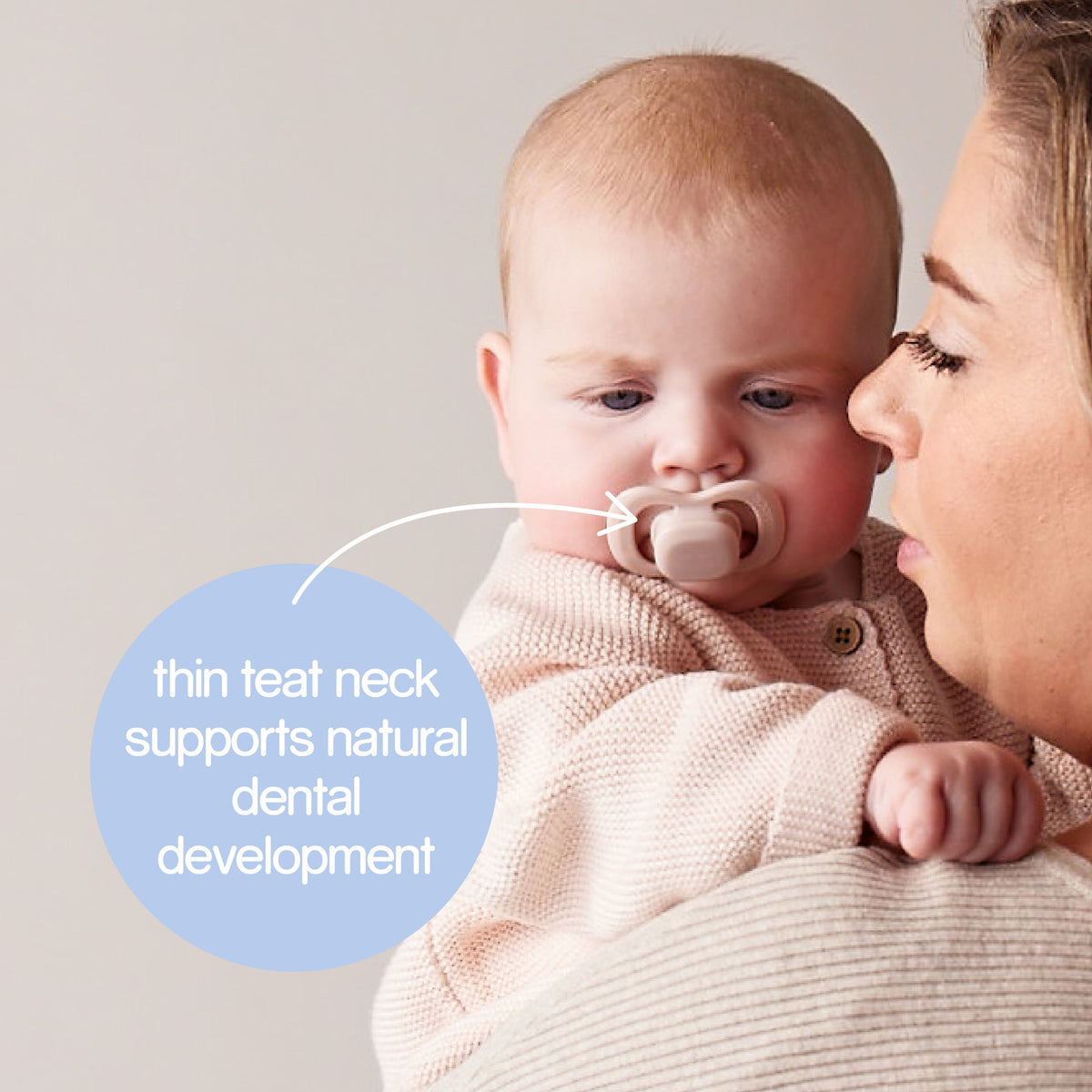 b.box Silicone Pacifiers Pack of 2 (6–18 Months) – Sage & Vanilla