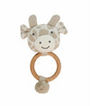 Pluchi Jungle Safari Play & Pamper Gift Bundle - (Set of 3 - Soft Toy, Cuddle Cloth & Ring Rattle)